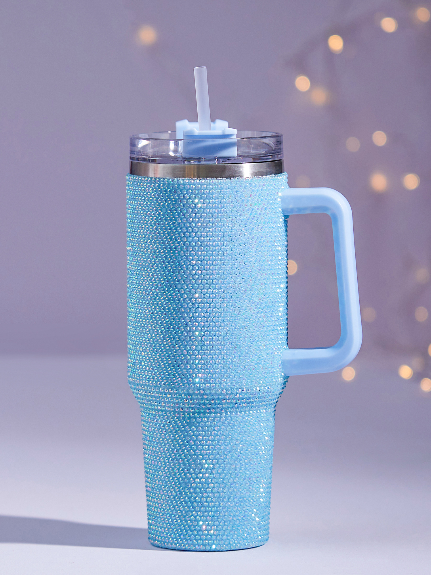 Arula | Liv 40 oz Insulated Cup with Handle | Blue | Material: Stainless-Steel