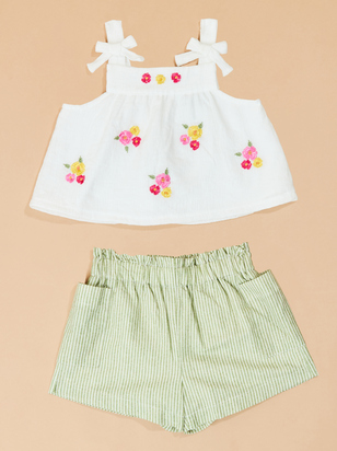 Mabel Toddler Floral Tank and Short Set - ARULA - 