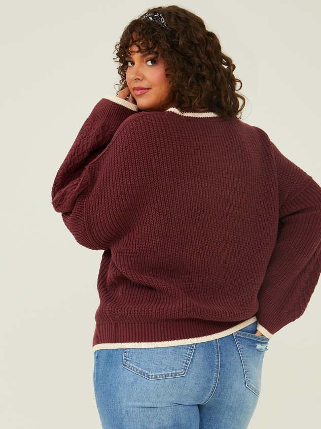 Blake Varsity Sweater Detail 6 - ARULA