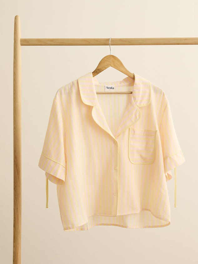 Melody Striped Lounge Top - ARULA