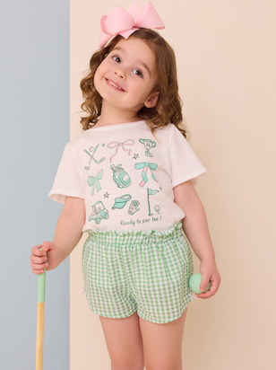 Ready To Par Tee Graphic Tee - ARULA - 