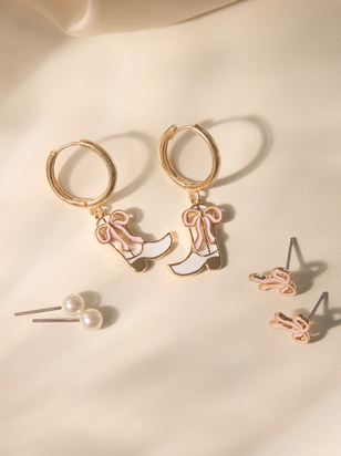 Coquette Cowgirl Earring Set - ARULA