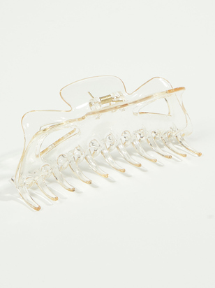 Ella Claw Clip - Beige - ARULA