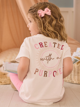 Created With A Purpose Graphic Tee - ARULA - 