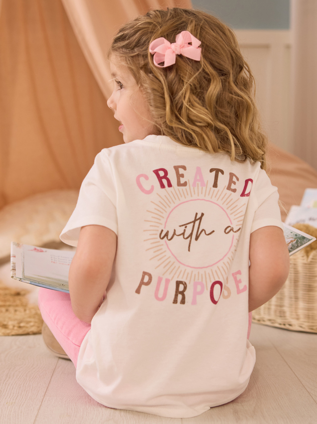 Created With A Purpose Graphic Tee - ARULA