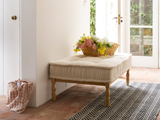 Kaia Upholstered Coffee Table/Ottoman - ARULA - 