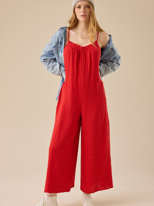 Laurie Gauze Jumpsuit - ARULA