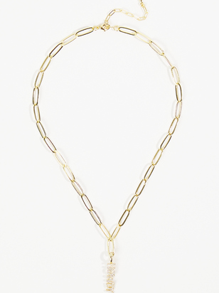 Crystal Howdy Charm Necklace - ARULA