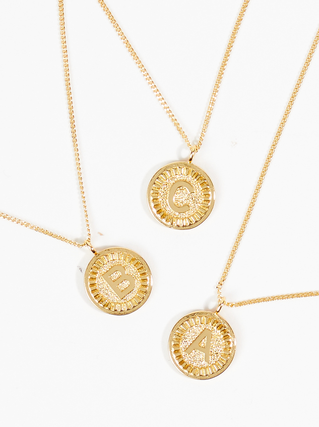 The 18k Gold Monogram Initial Necklace - ARULA