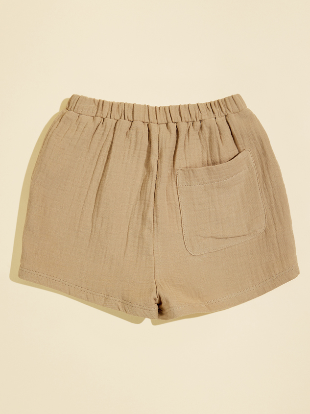 Cameron Utility Baby Shorts by Quincy Mae Detail 2 - ARULA