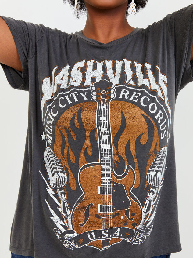 Nashville Records Tee Detail 4 - ARULA