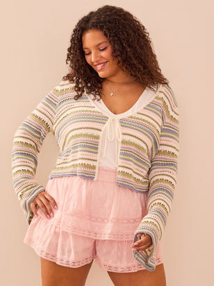 Raleigh Layered Lace Shorts - ARULA