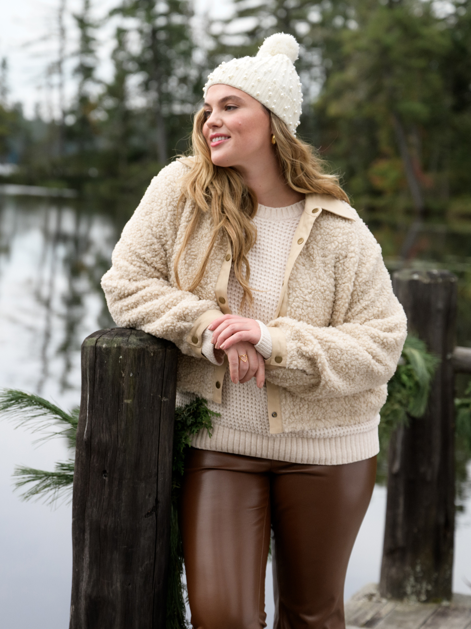 Taupe sherpa deals jacket