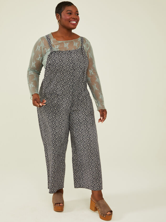 Serenity Floral Overalls Detail 2 - ARULA