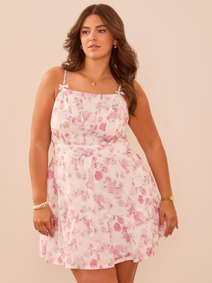Maeve Floral Mini Dress - ARULA