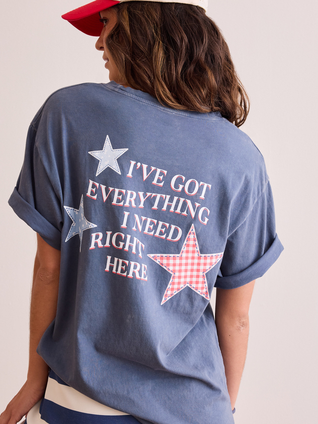 Everything I Need Oversized Tee Detail 2 - ARULA