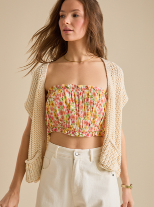 Cassidy Floral Tube Top - ARULA - 