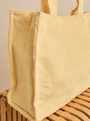 Palm Paradise Terry Knit Tote - ARULA