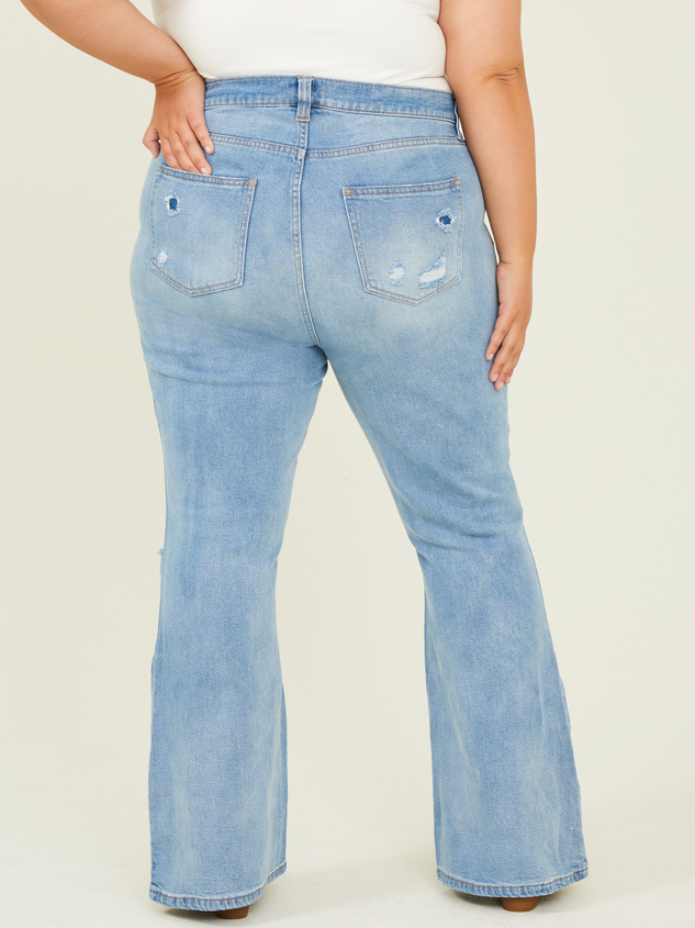 Galveston 31" Flare Jeans Detail 4 - ARULA
