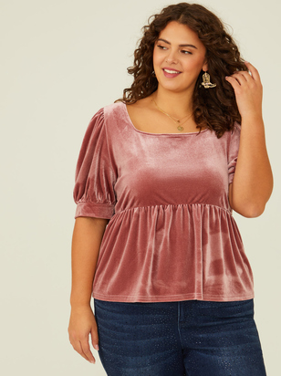 Emilia Velvet Top - ARULA