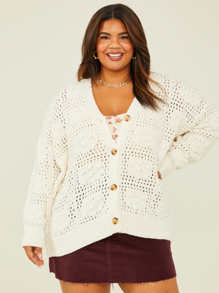 Clementine Textured Cardigan - ARULA
