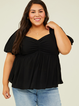 Ophelia Puff Sleeve Top - ARULA