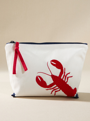 Embroidered Lobster Pouch - ARULA - 