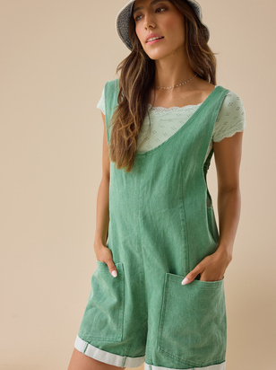 Sally Sleeveless Shortalls - ARULA