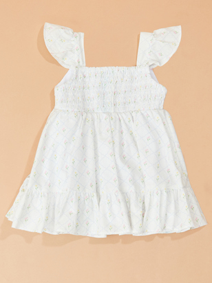 Leanna Flutter Sleeve Toddler Dress - ARULA
