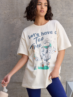 Tee Time Oversized Tee - ARULA - 