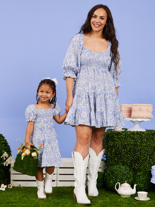 Evelyn Floral Toddler Dress - ARULA