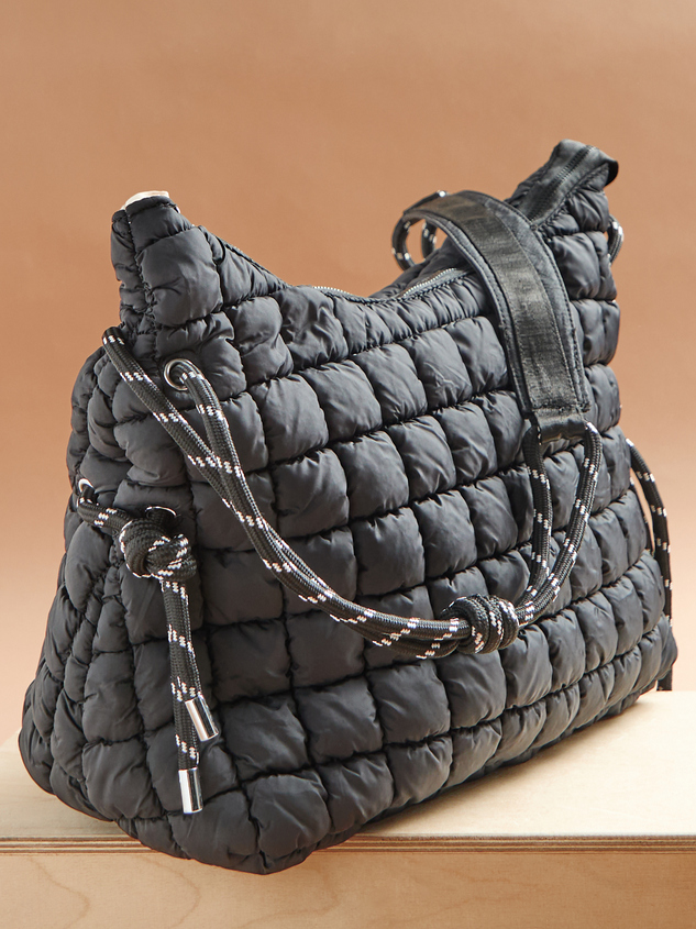 Check In Puffer Rope Bag Detail 2 - ARULA