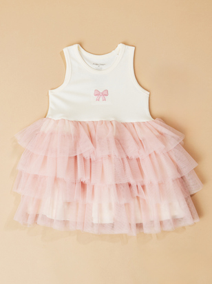 Blythe Pink Bow Toddler Dress - ARULA