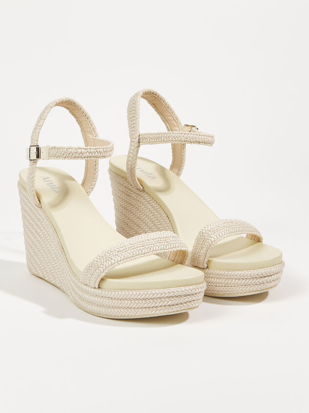 Larysa Wide Width Wedges Detail 1 - ARULA