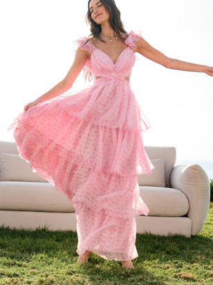 Becca Tiered Maxi Dress - ARULA - 