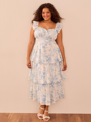 Oaklynn Floral Midi Dress - ARULA - 