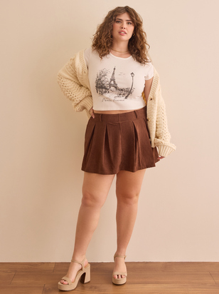 Plus Size Skirts Tennis Skorts ARULA