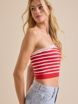 Addi Strapless Striped Cami - ARULA