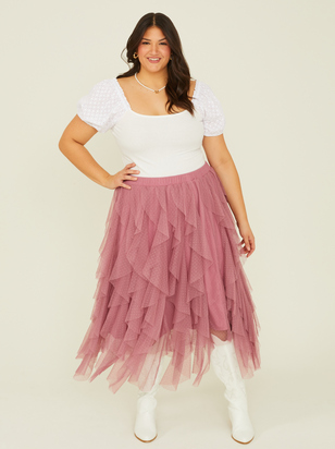 Nia Tulle Maxi Skirt - ARULA
