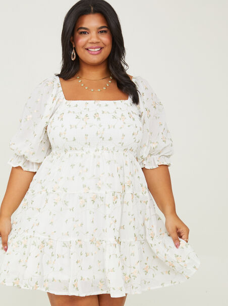 Rylee Embroidered Dress - ARULA