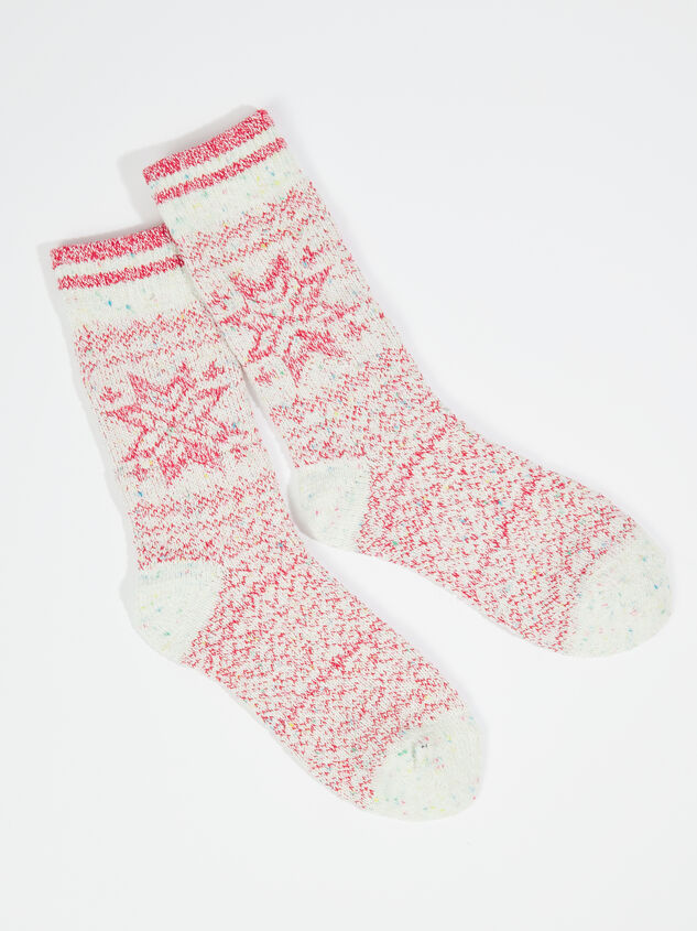 Christmas Confetti Socks Detail 1 - ARULA