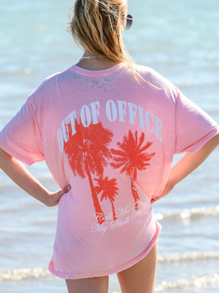Out Of Office Graphic Tee - ARULA