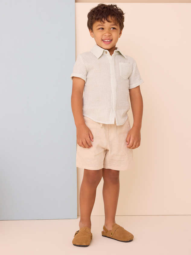 Kyle Gingham Button Down Shirt - ARULA