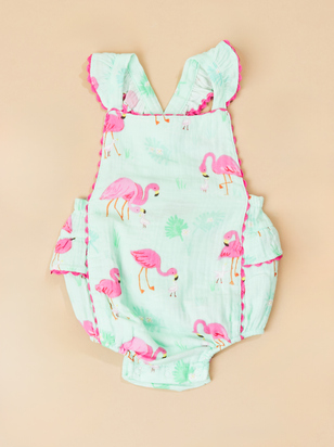 Franny Flamingos Ric Rac Bubble - ARULA - 