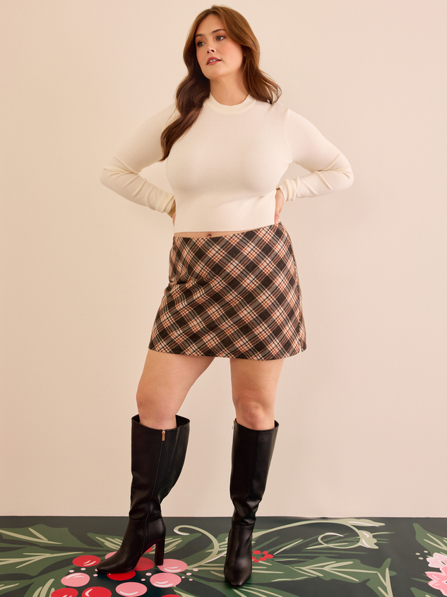 Paris Plaid Mini Skort - ARULA