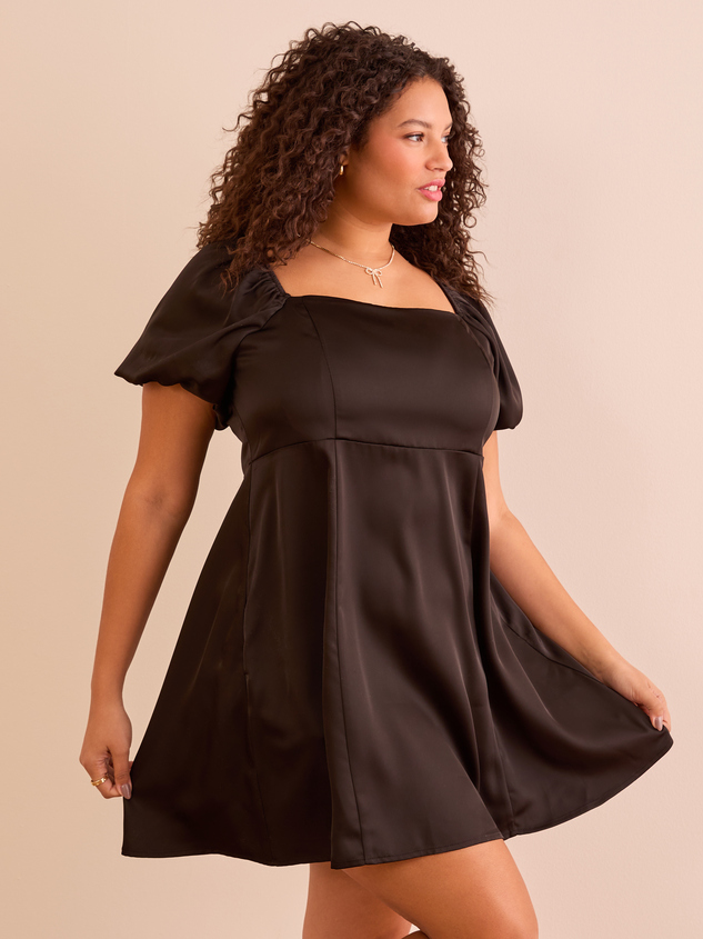 Nadia Satin Dress Detail 4 - ARULA