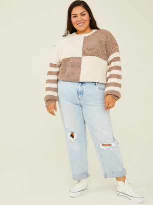 Simone Colorblock Sweater - ARULA