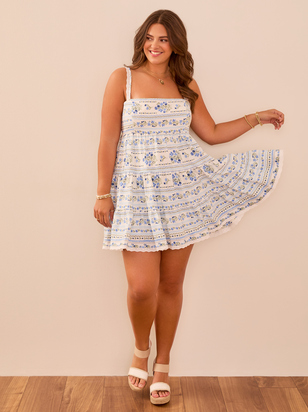 Astrid Floral Mini Dress - ARULA - 