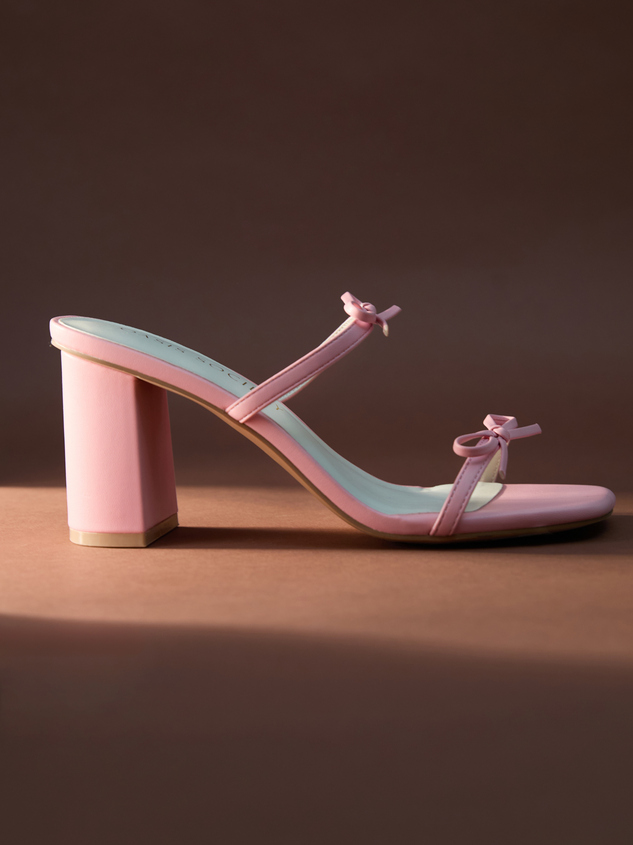 Wendy Double Bow Kitten Heels Detail 3 - ARULA