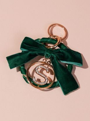 Velvet Monogram Keychain - S - ARULA